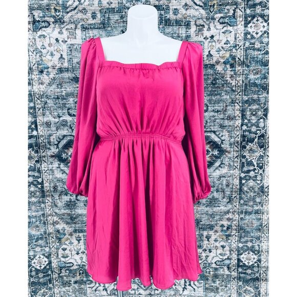 Kobi Halperin Women's Stavy  Mini Dress Size XL Pink Lady Short Skirt - Picture 1 of 15